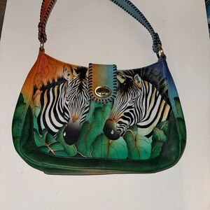 New Anuschka hand painted leather handbags.